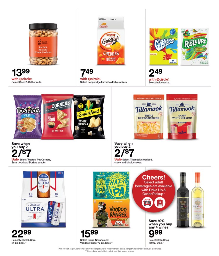 page from Target ad