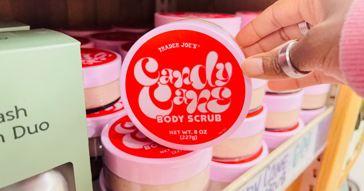 NEW Trader Joe’s Seasonal Finds: Candy Treats, Peppermint Body Scrub, & More!