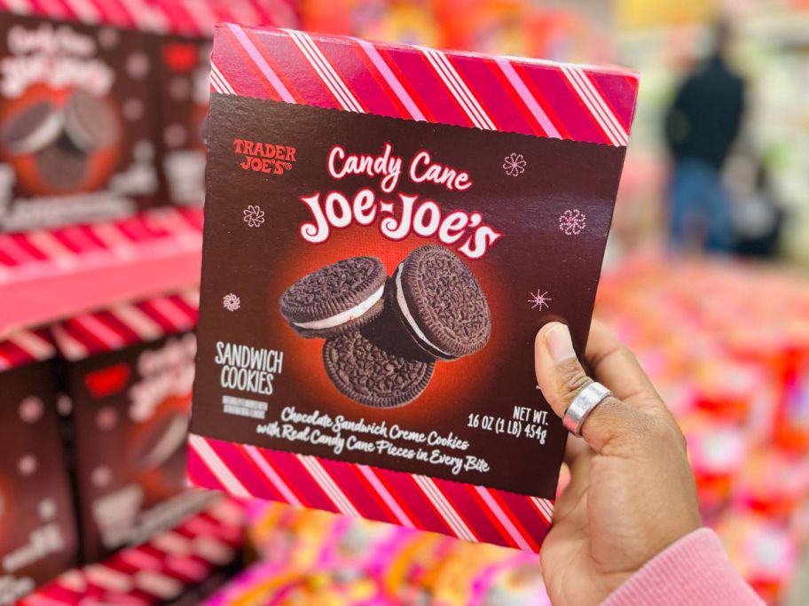 Trader Joe's Candy Cane Sandwich Cookies