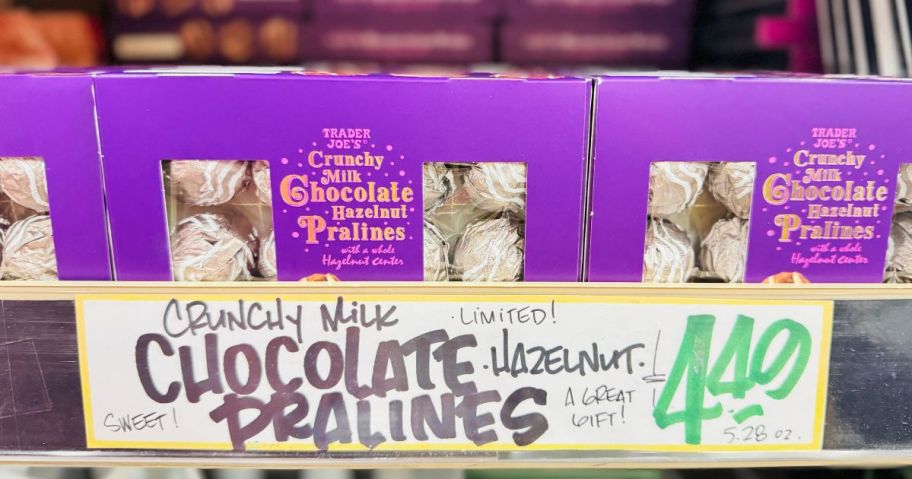 Trader Joe's Crunchy Milk Chocolate Hazelnut Pralines