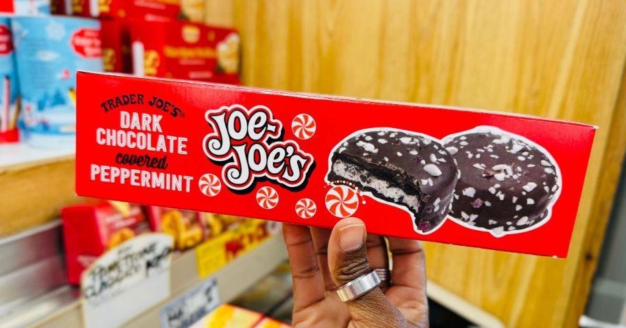 Trader Joe's Dark Chocolate Peppermint Cookie