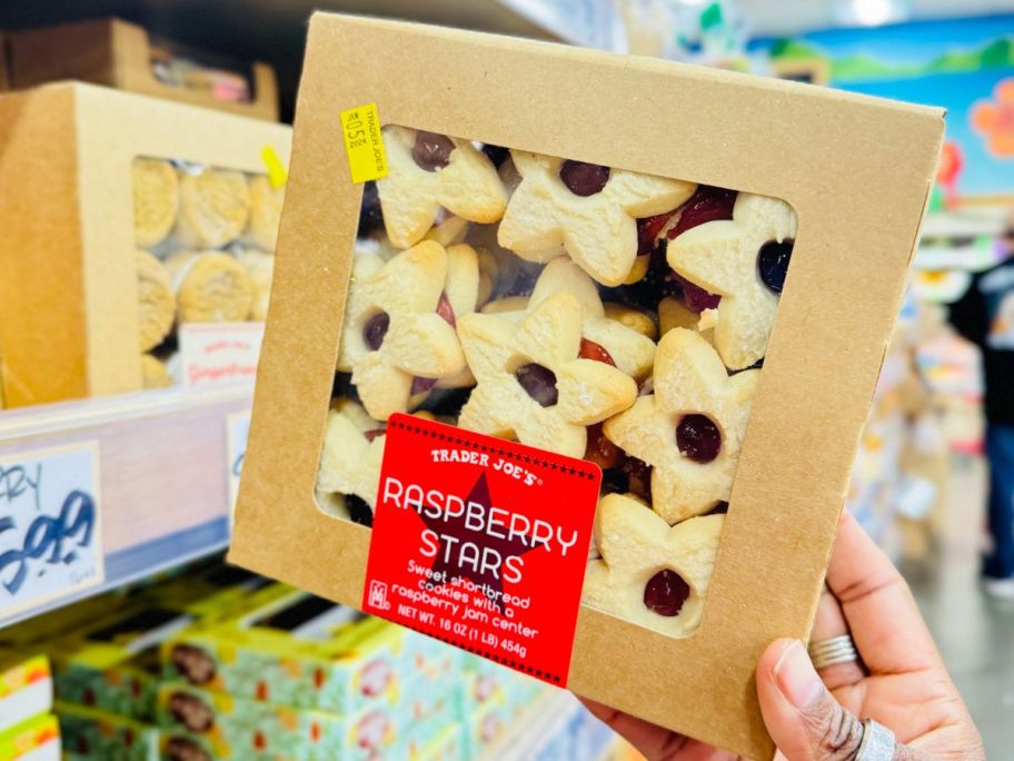 Trader Joe's Raspberry Star Cookies