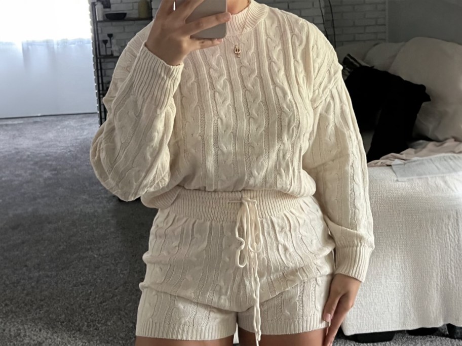 Women's 2-Piece Sweater Lounge Set 