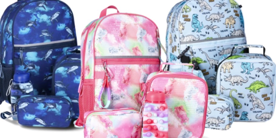 Wonder Nation Kids 5-Piece Backpack Sets from $11 on Walmart.online (Regularly $25)