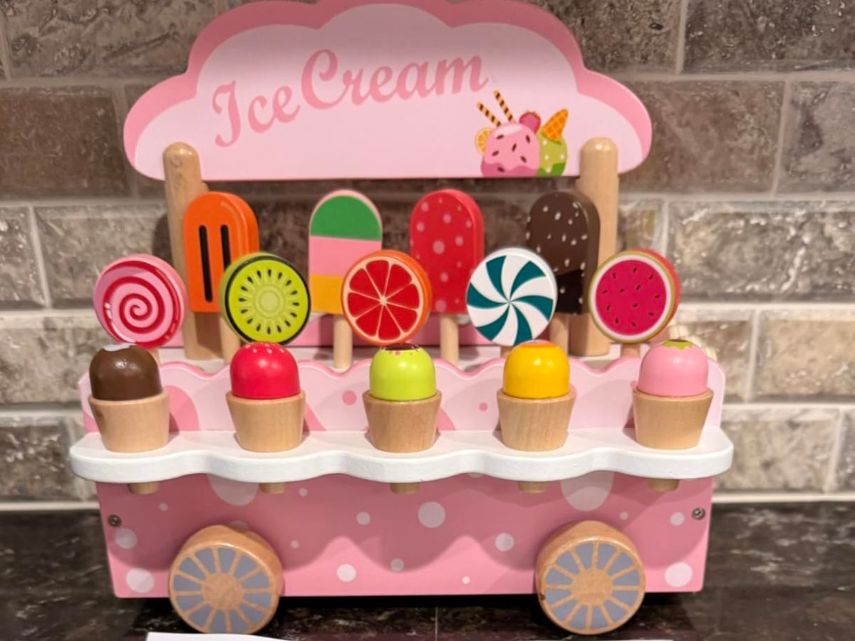 Wooden Ice Cream Playset Just $19.99 on Amazon (Reg. $30)