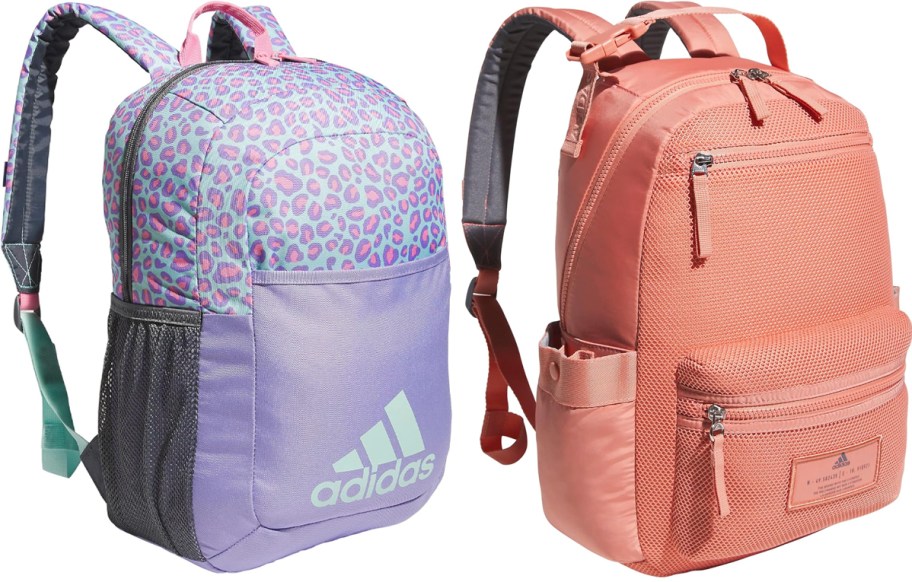 adidas cheetah and orange backpacks