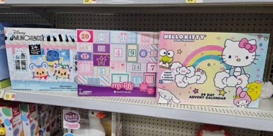 Advent Calendars Just $20 at Walmart | Munchlings, Hello Kitty, & More!