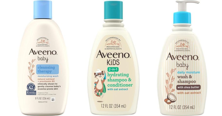 aveeno baby stock images