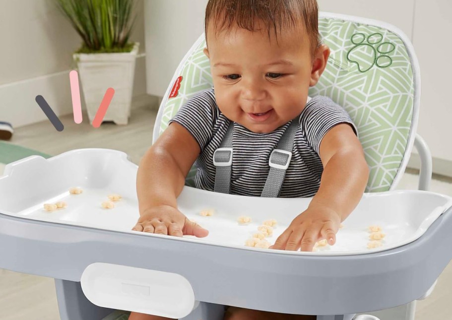 Fisher-Price SpaceSaver High Chair & Booster Seat Only $29.99 on Kohls.online (Reg. $60)