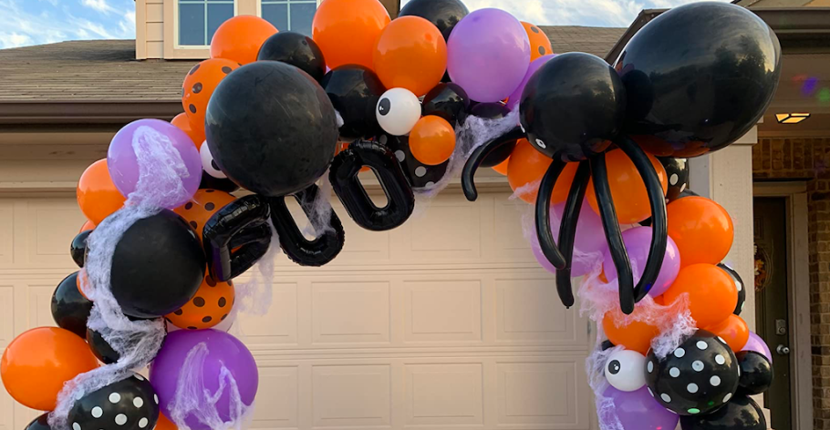 HUGE Halloween Balloon Arch Only $7.98 on Amazon (+ More Decor Finds Under $15)