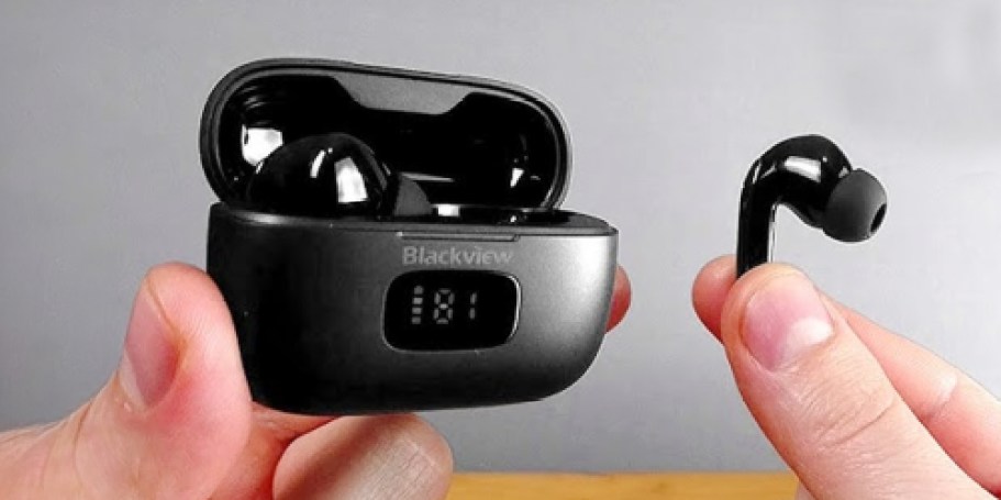 Wireless Bluetooth Earbuds w/ Charging Case Only $13.99 on Amazon (Water & Sweatproof)