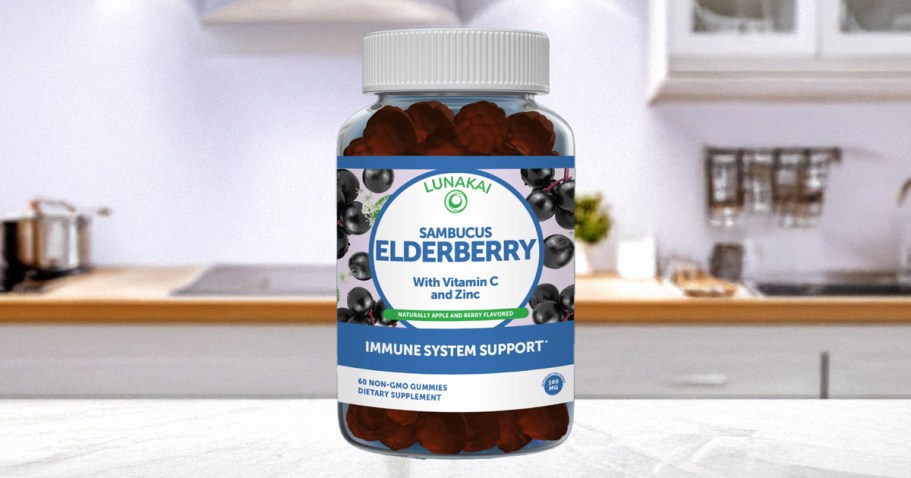 Lunakai Sambucus Elderberry Gummies 60-Count Only $12.96 Shipped on Amazon (Reg. $30)