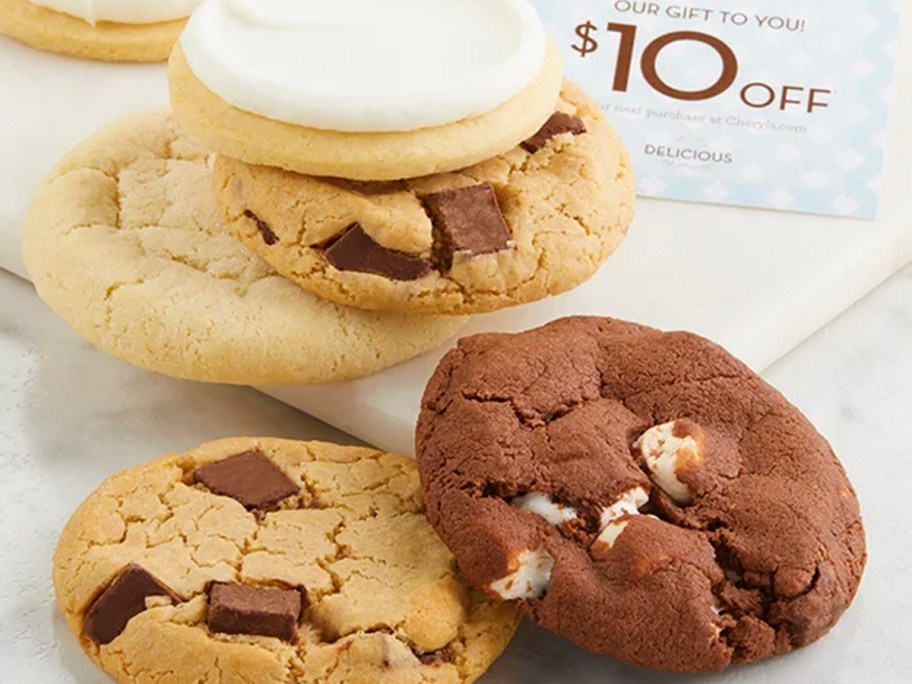 cheryls vegan cookies sitting on plate