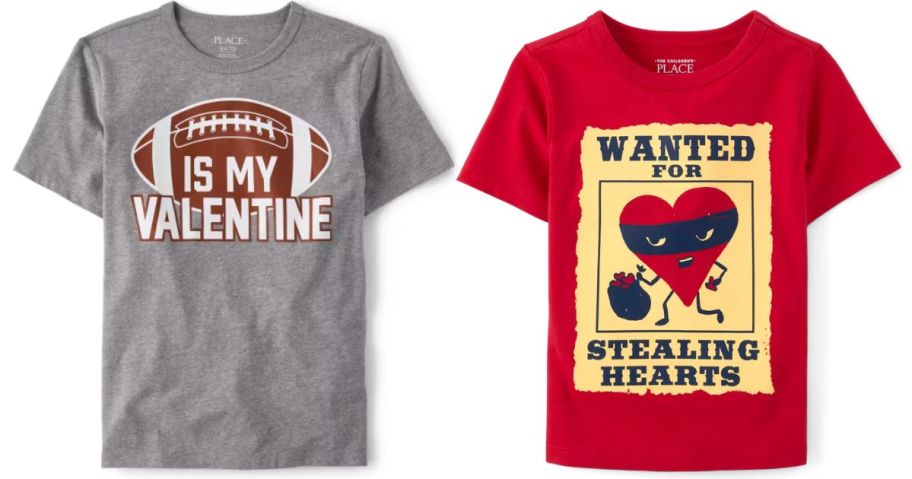 The Children's Place Boys Valentine's Day Graphic Tees