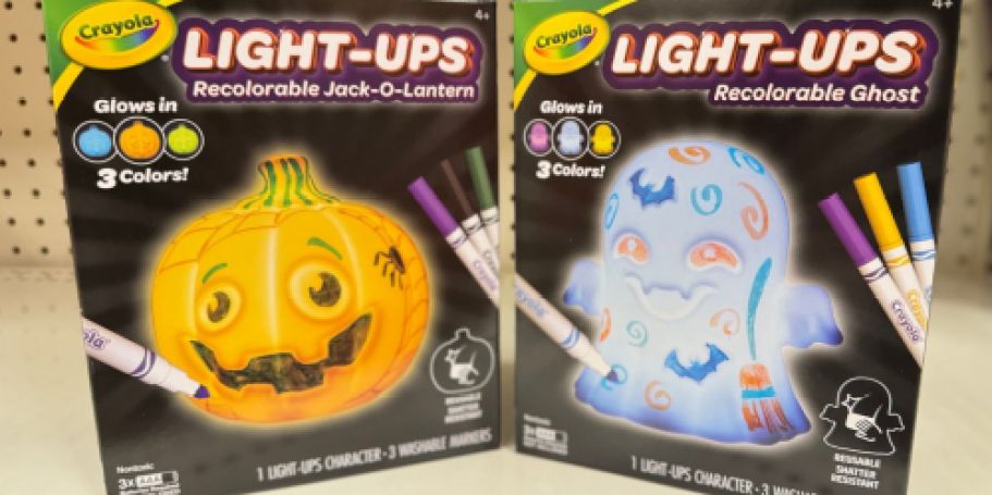 NEW Crayola Halloween Light-Ups Just $7.99 on Target.online | Includes 3 Washable Markers