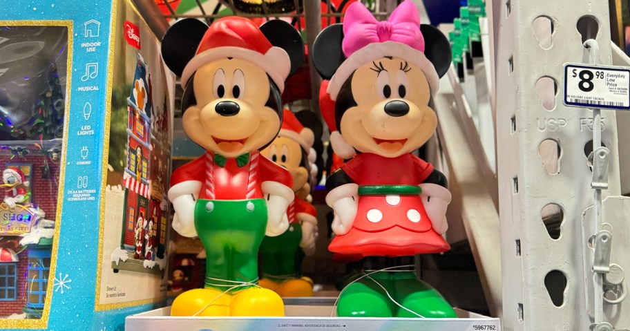 mickey & Minnie blow molds in store