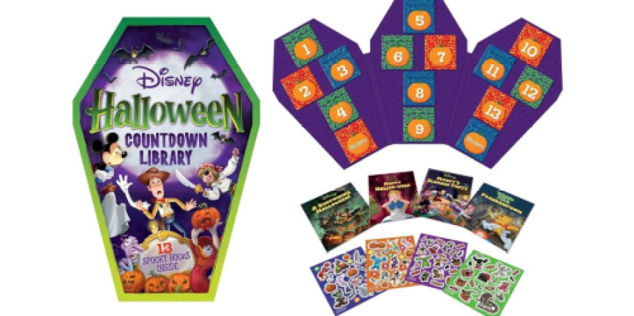 Disney Halloween Library Just $9.98 on Amazon (Reg. $25) | Includes 13 Books & Glow-in-the-Dark Stickers