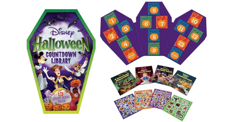 Disney Halloween Library Just $9.98 on Amazon (Reg. $25) | Includes 13 Books & Glow-in-the-Dark Stickers