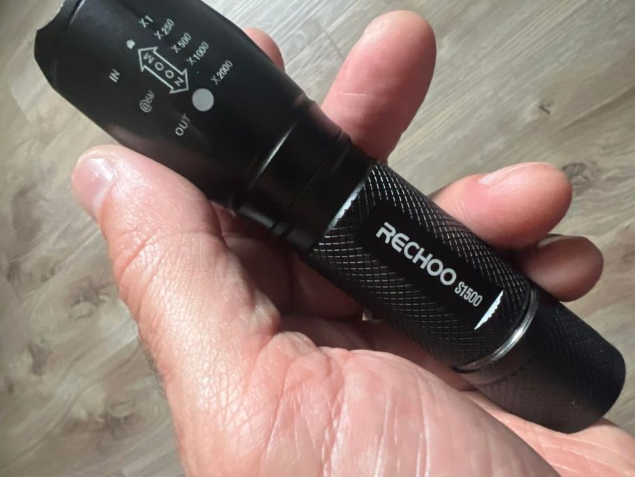 Tactical Flashlight 4-Pack Only $9.85 on Amazon | Perfect for Storm Kits, Camping, & More