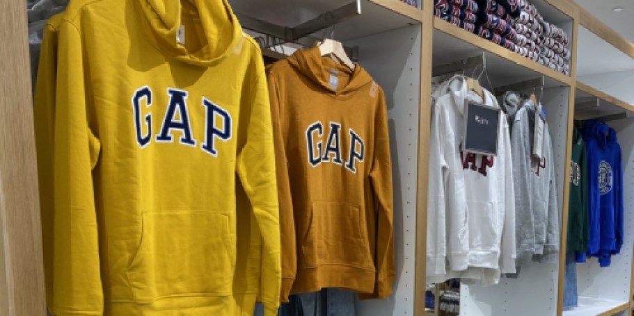 WOW! Stackable Gap Promo Code Savings = Hoodies & Joggers from $4.80 (TODAY ONLY)