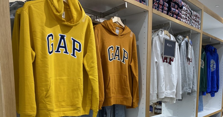 WOW! Stackable Gap Promo Code Savings = Hoodies & Joggers from $4.80 (TODAY ONLY)