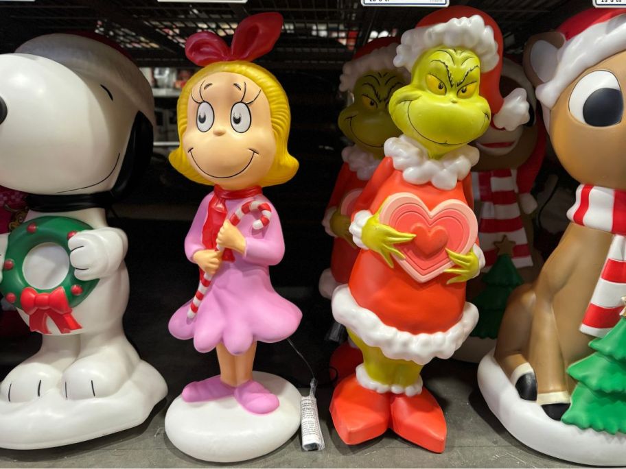 grinch blow molds in store