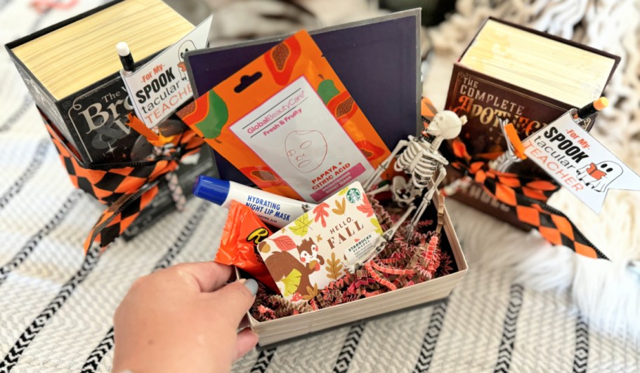 Dollar Tree Halloween Gifts for Teachers (Free Printable Tags Included!)