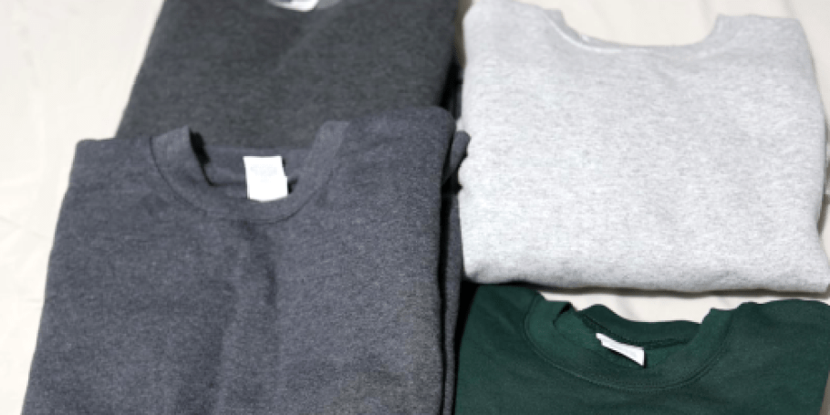 Hanes Sweatshirts Only $8.92 (Over 130,000 5-Star Reviews!)