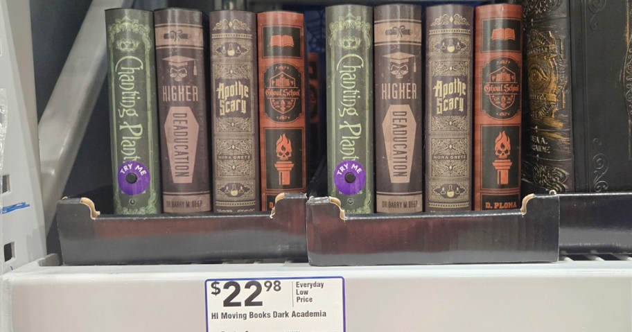 haunted mansion halloween book decor at lowes