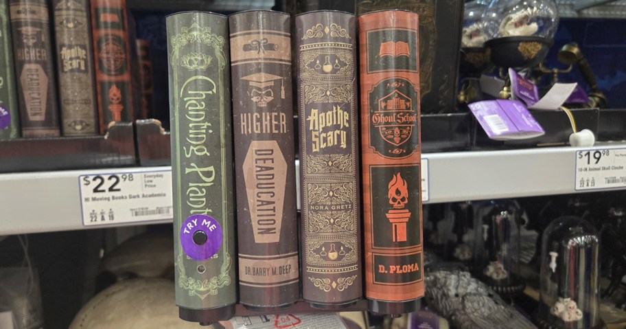 haunted mansion halloween book decor at lowes