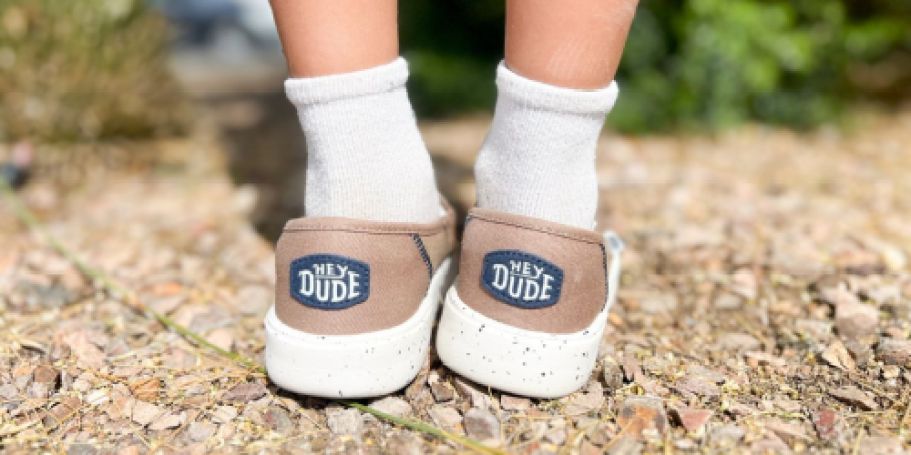 Up to 60% Off HEYDUDE Kids Shoes