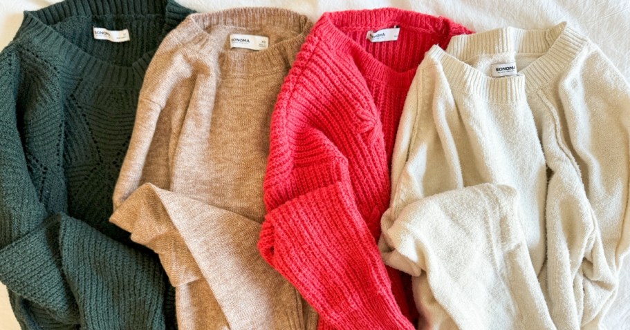 Up to 60% Off Kohl’s Women’s Sweaters | Regular, Plus, & Petite Styles UNDER $13