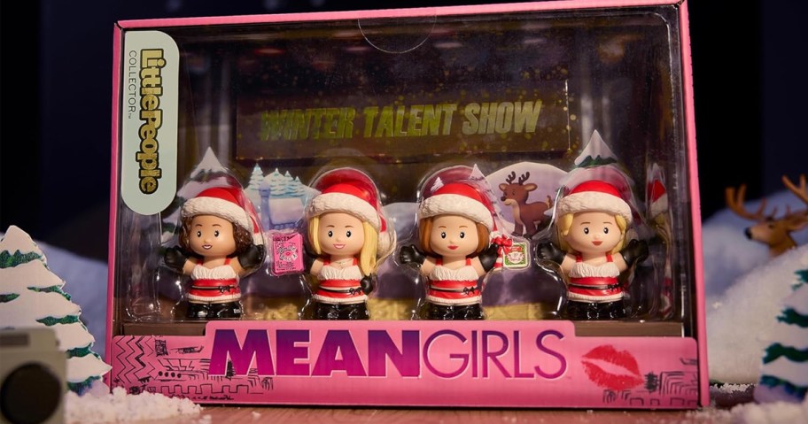 mean girls little people set box 