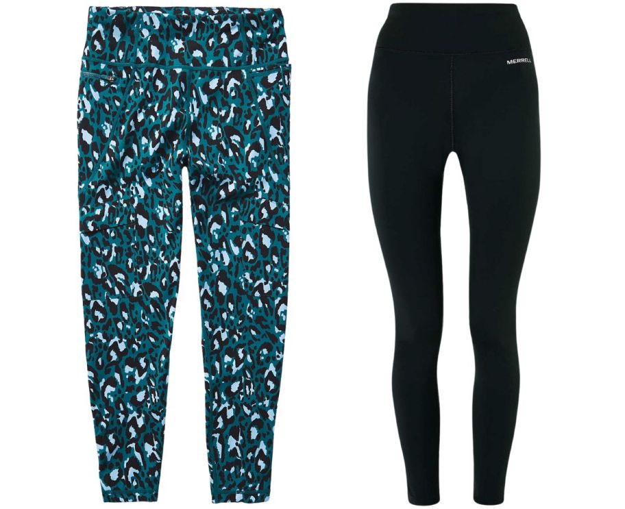 two pair of womens leggings