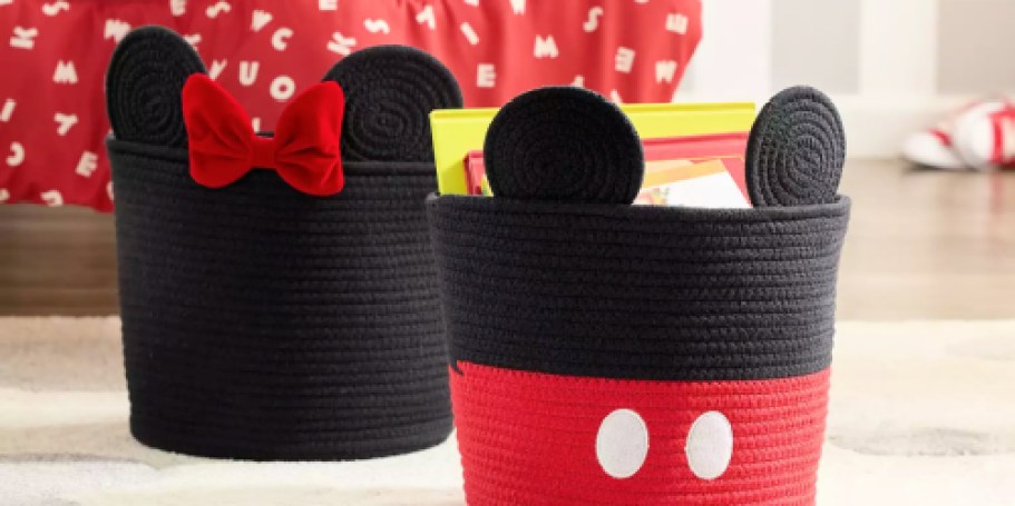 Disney Rope Tote Basket Only $11.99 Shipped on Kohl’s.online (Reg. $20) + More