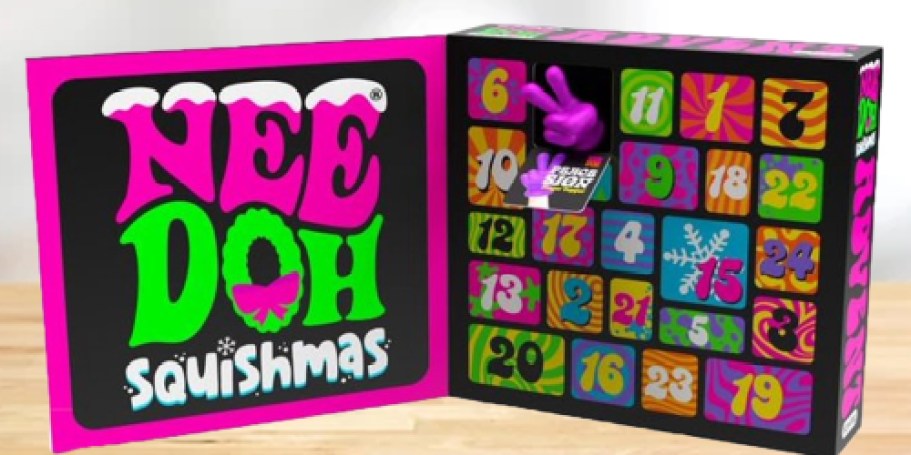 Nee Doh Advent Calendar Only $20 on Walmart.online (Includes 24 Sensory Toys)