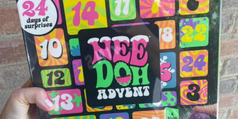 Nee Doh Advent Calendar w/ 24 Sensory Toys Only $20 on Walmart.online – Will Sell Out!