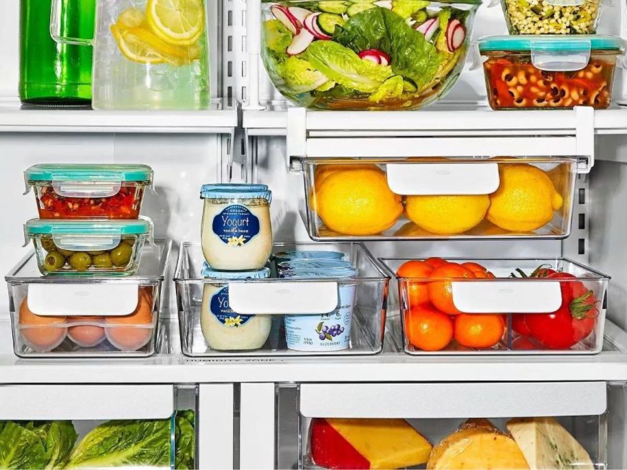 oxo containers in refrigerator 