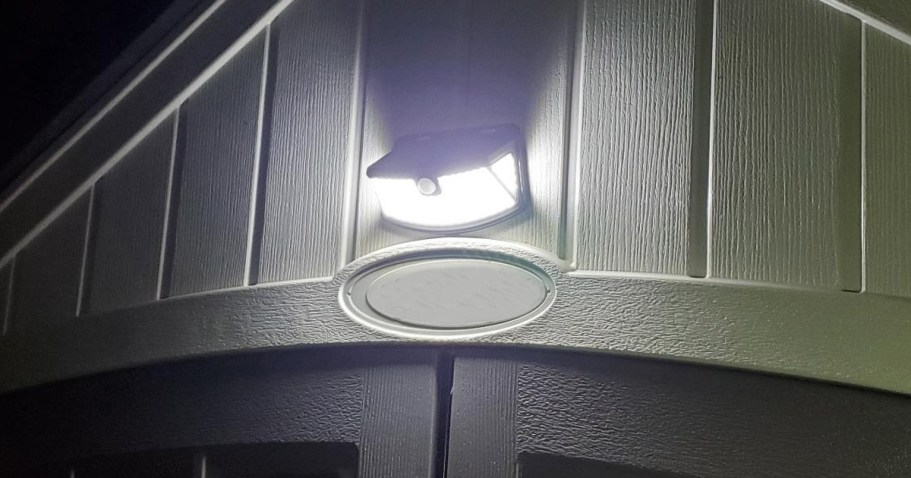 Solar Outdoor Motion Sensor Lights 4-Pack Only $19.99 Shipped for Amazon Prime Members (Reg. $36)