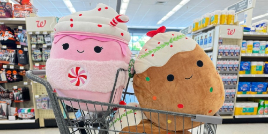 Score 50% Off Large Squishmallows at Walgreens – Just $12.49 (Including Holiday Styles!)