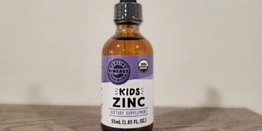 Vimergy Kids Liquid Zinc Only $28 Shipped | Easy Immunity Boost!