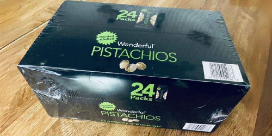 Wonderful Pistachios Individual Bags 24-Pack Just $14 Shipped on Amazon (Reg. $25)