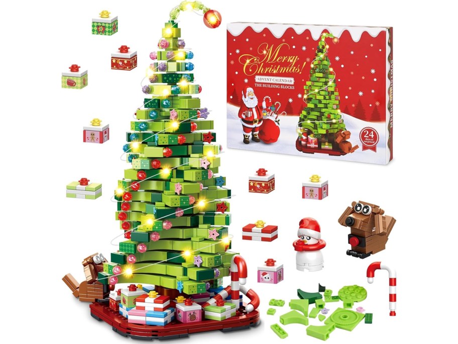 2024 Christmas Tree Building Block Advent Calendar