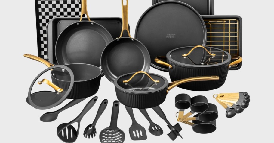 Thyme & Table 32-Piece Cookware & Bakeware Set Only $87 Shipped for Walmart+ Members (Reg. $198)