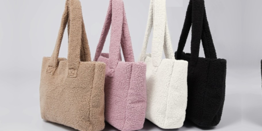 32 Degrees Sherpa Tote AND Bonus Tote Only $11.99 + FREE Shipping