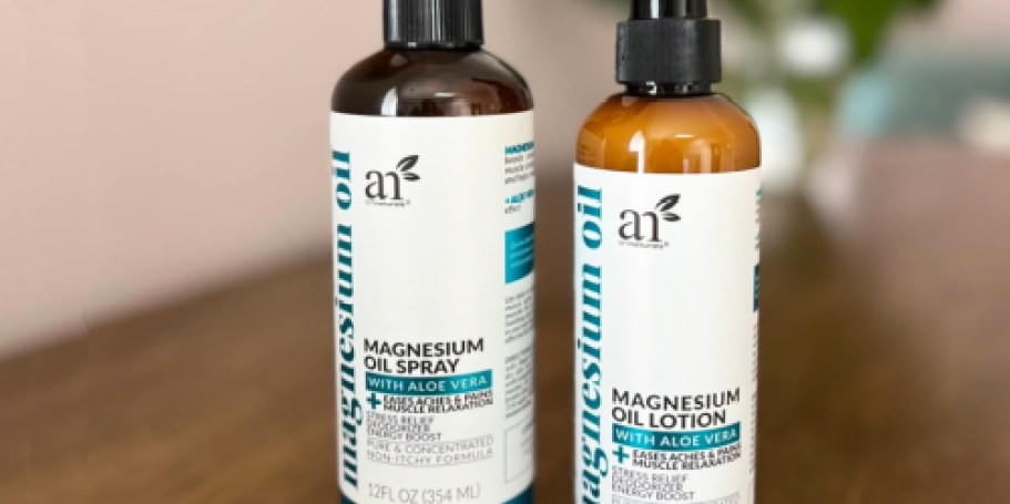 Magnesium Oil Spray AND Lotion Set Only $9.48 Shipped on Amazon (Reg. $30)