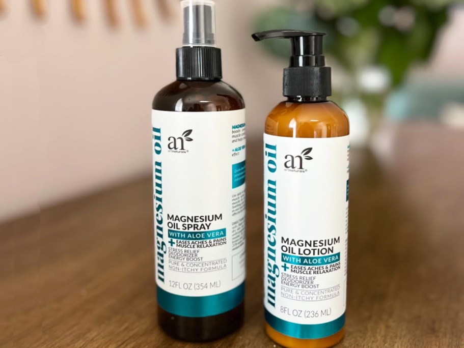 Magnesium Oil Spray & Lotion Set Only $11 Shipped on Amazon (Reg. $30) | Great for Sore Muscles