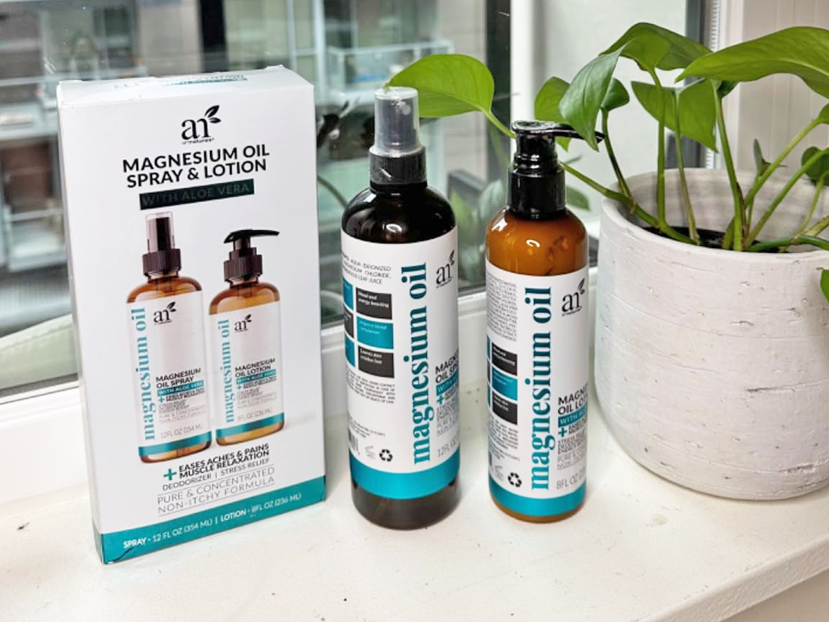 Magnesium Oil Spray AND Lotion Set Only $14.38 Shipped for Prime Members (Reg. $30)