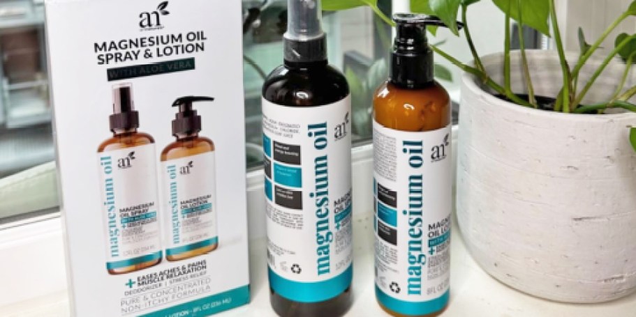 Magnesium Oil Spray & Lotion Set Only $11 Shipped on Amazon (Reg. $30)