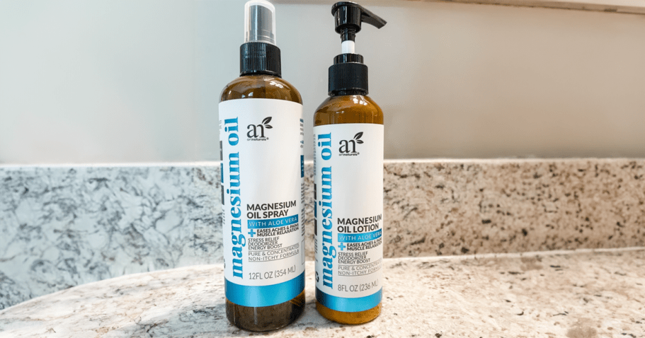 ArtNaturals Magnesium Oil Spray & Lotion Set JUST $11 Shipped on Amazon (Reg. $30)